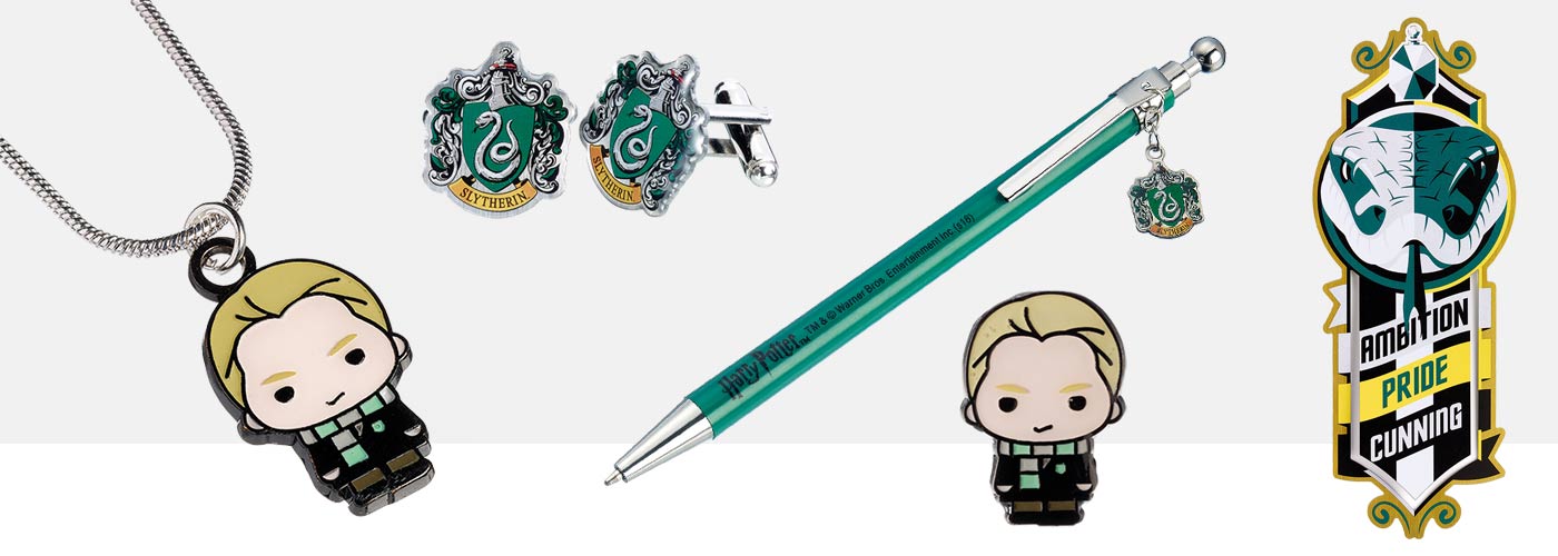 Draco Malfoy Merchandise and Slytherin Jewellery