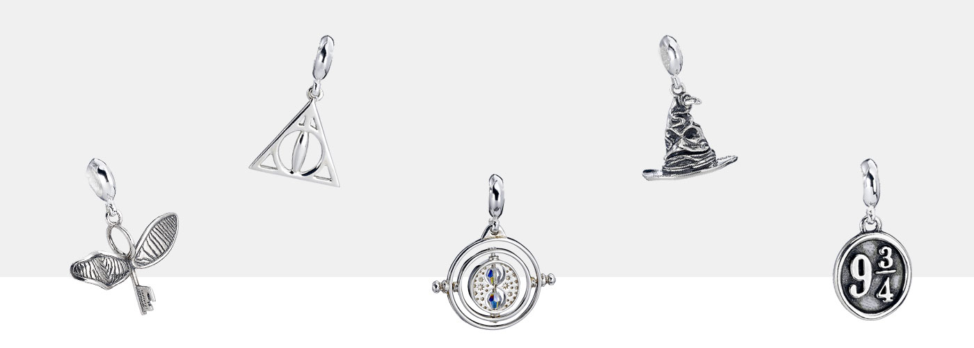New In - Sterling Silver Harry Potter Slider Charms!